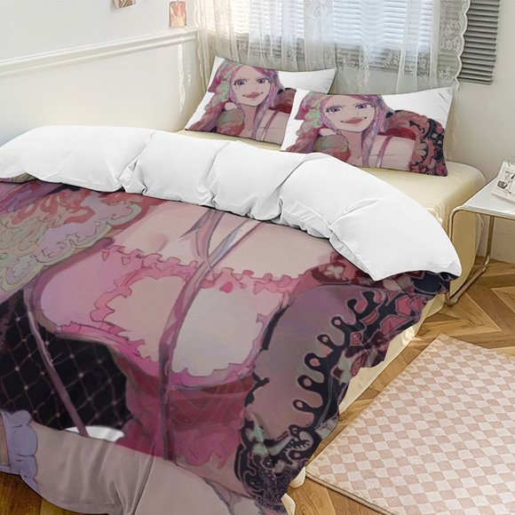 Jewelry Bonney Bed Duvet Cover Funny Anime Cartoon Bedding Sets Lightweight 3 Piece Comforter Sets