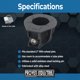 thumbnail image 3 of Proven Industries PL-5 Candado para Pasador Rey – Seguridad del Acoplador de Quinta Rueda, 3 of 7