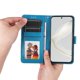 thumbnail image 3 of Funda tipo cartera FOXDOCK para Huawei Nova 11 Pro , diseño girasol en relieve, cuero PU, cierre magnético, soporte y tarjetero, 3 of 5