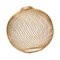 Ioensy - Cubierta De Pantalla De Lámpara Colgante De Metal Para Restaurante Cocina Isla Dormitorio Aureate