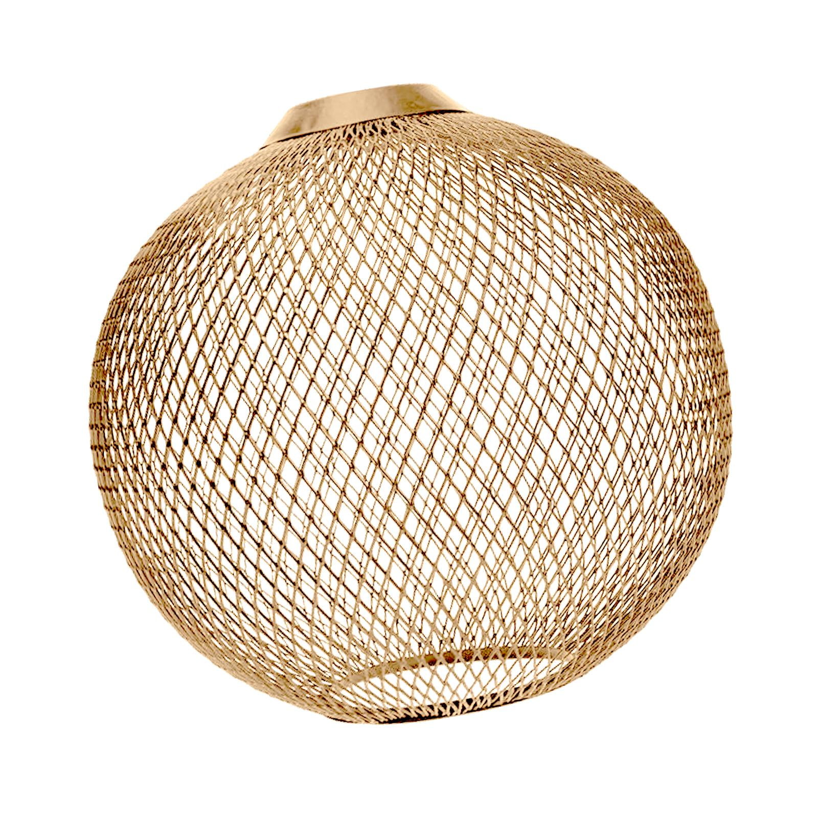 Ioensy - Cubierta De Pantalla De Lámpara Colgante De Metal Para Restaurante Cocina Isla Dormitorio Aureate