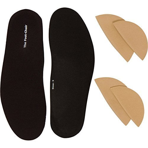 Plantillas Ortopédicas FOOT-CHAIR con Almohadillas Ajustables para el Arco