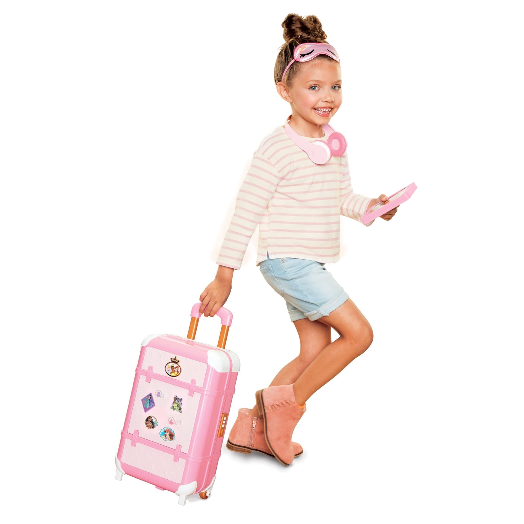 Disney Princess - Set De Juego Con Maleta De Viaje Estilo Princesa De Disney Para Niñas A Partir De 3 Años