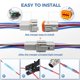 thumbnail image 3 of Kit de arnés de cableado Deutusacc de 12 pines, 6 unidades, 10 cm, calibre 16 AWG, 3 of 7