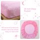 thumbnail image 3 of Juego de Sábana JSD Full Microfibra Rosa Estrellas 15 in, 3 of 3