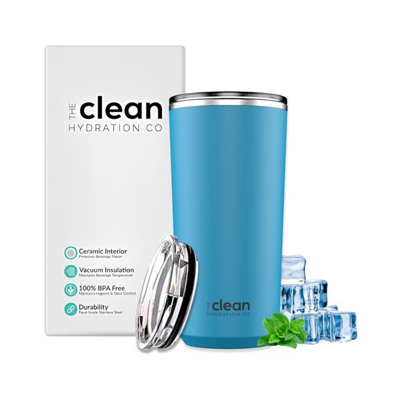 Vaso de café The Clean Hydration Company, aislante, 600 ml