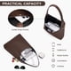 thumbnail image 5 of Bolso Hobo HICARRY de gamuza sintética de piel vegana para mujer, 5 of 6