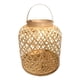 thumbnail image 2 of Fanal de bambú portavela decorativo beige, 2 of 3