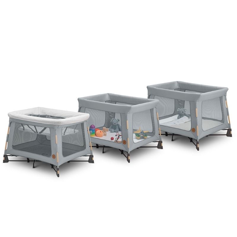 Cuna Playard Swift Beyond Gris