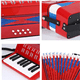 thumbnail image 3 of Acordion Para Niños Acordeon 17 Teclas 8 Bajos Musicales, 3 of 6
