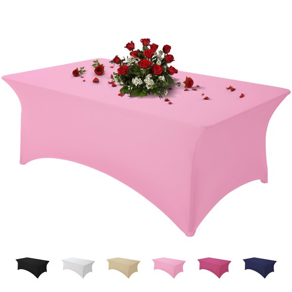 Mantel elástico Famstar 183 cm rosa con spandex