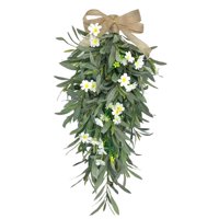 Bothyi - Corona De Primavera Y Verano, Decoración Decorativa Para El Hogar, Para Celebraciones, Porche Y Oficina.