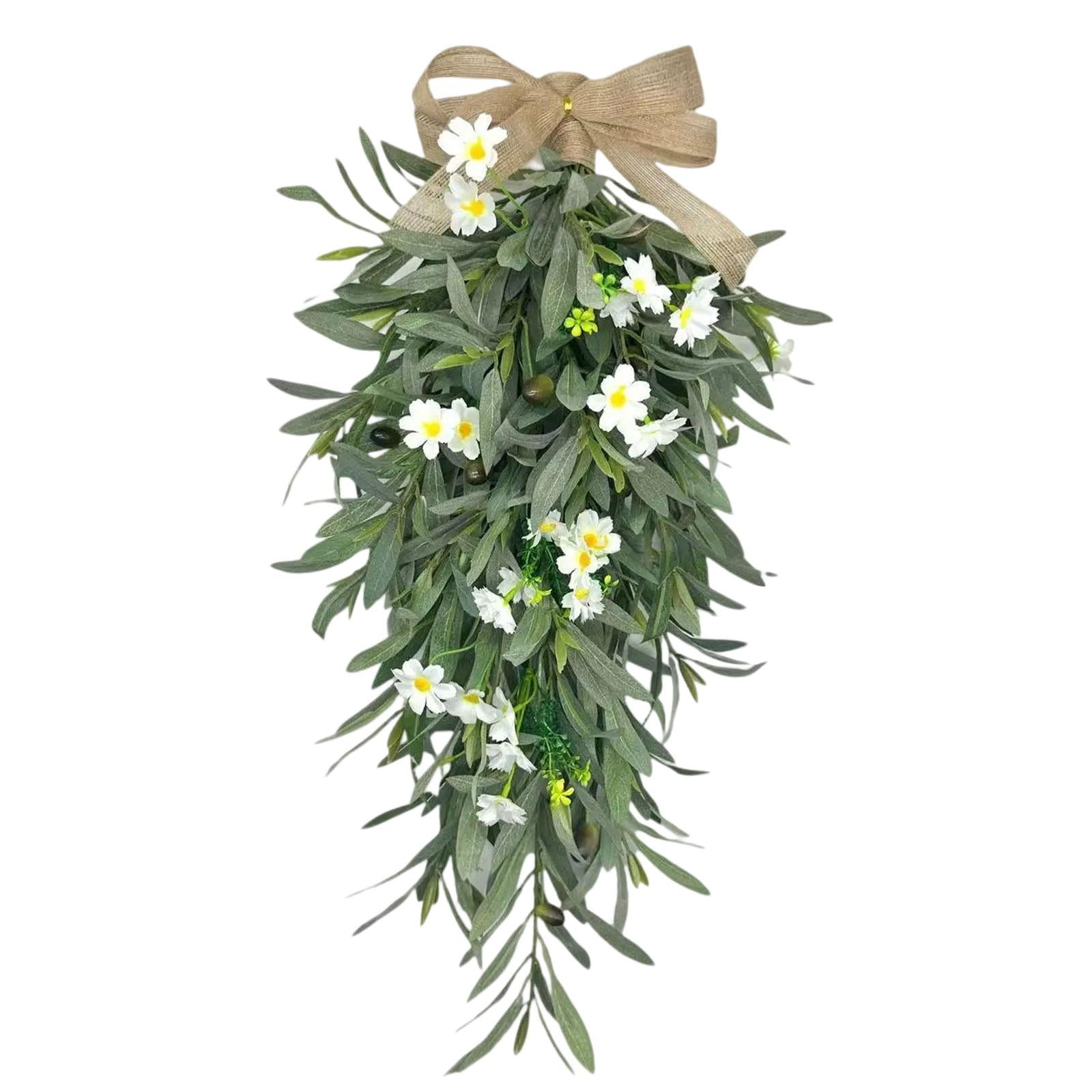 Bothyi - Corona De Primavera Y Verano, Decoración Decorativa Para El Hogar, Para Celebraciones, Porche Y Oficina.