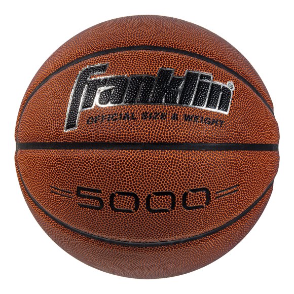 Baloncesto Franklin Sports 5000 oficial, tamaño 7 (29,5 cm), color marrón y negro