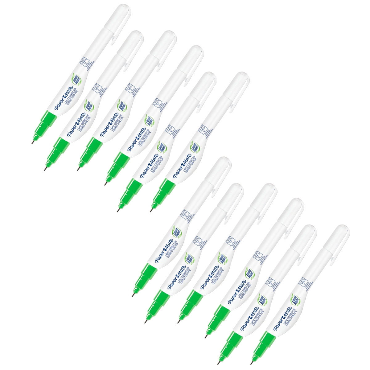 Paper Mate - Pack 12 Lápiz Corrector Punta Metálica 7ml