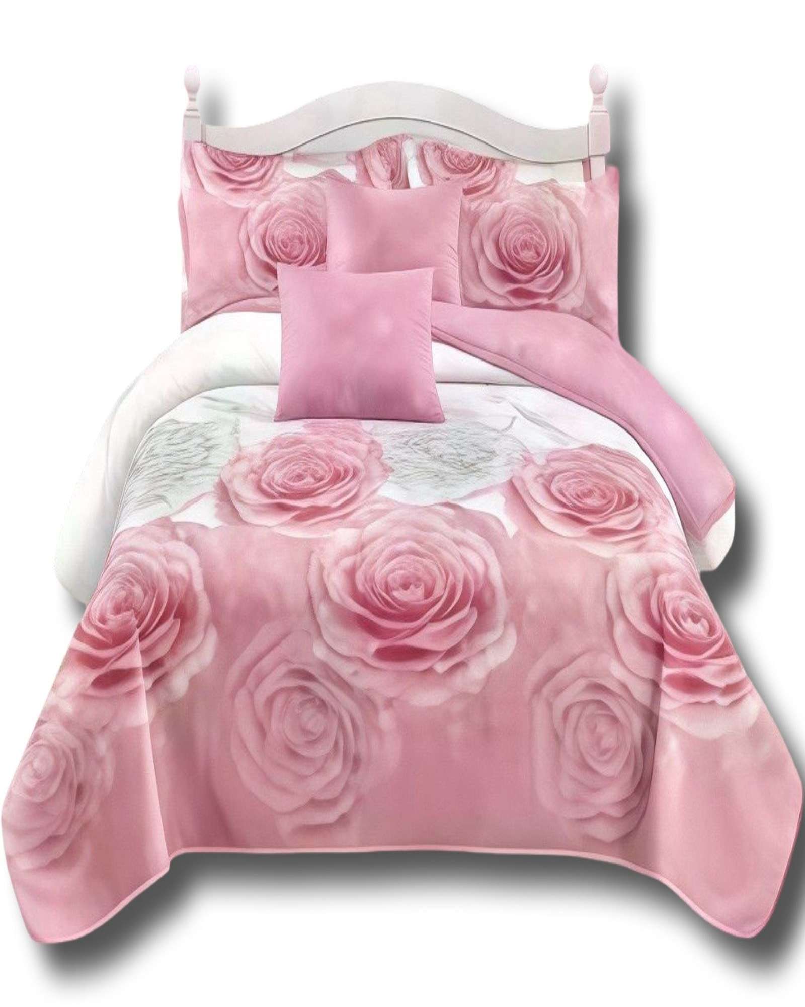 Alonso - Cobertor 9 Piezas 2 Plazas Quilt Mas Sabanas Mas Cortina De Tela