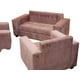 thumbnail image 2 of Juego De Living Felpa Chocolate, 2 of 3