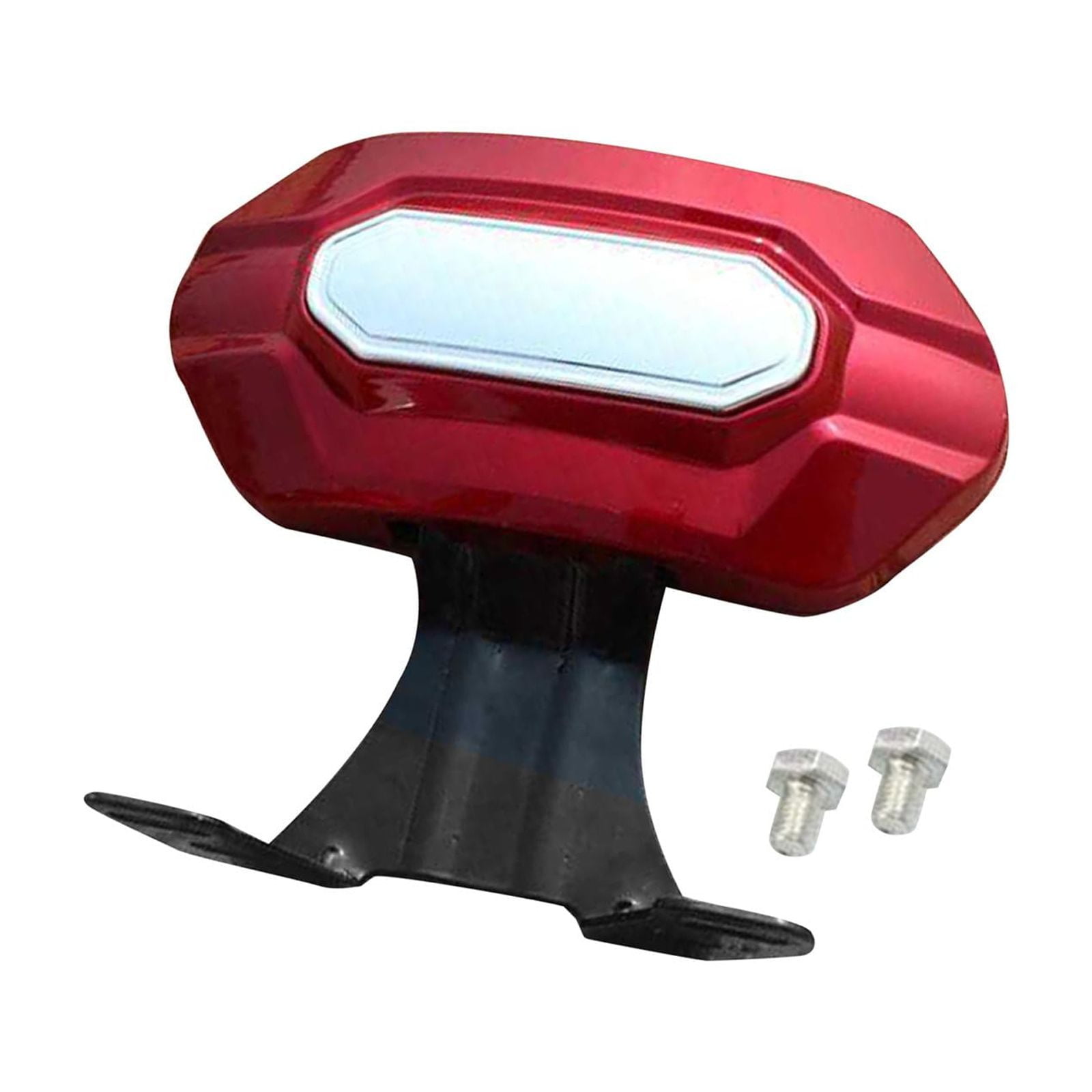 Magideal - Respaldo Para Bicicleta Eléctrica Reemplaza Las Piezas De Repuesto Para Bicicletas Eléctricas Respaldo Para Motocicleta Passager Fácil De Instalar Rojo