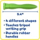 thumbnail image 4 of Set de sellos READY 2 LEARN Triangle Grip Geometric Shapes 2+, 4 of 7
