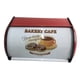 thumbnail image 4 of Caja De Pan De Metal Multiusos Con Tapa Enrollable Para Galletas De Entrada De Cocina, Color Rojo, 4 of 4
