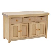 Magideal - Gabinete De Casa De Muñecas, 1:12 Mini Bar Mostrador Muebles Conjunto De Decoración De Gabinete Muebles De Casa De Muñecas De Madera Para Decoración D
