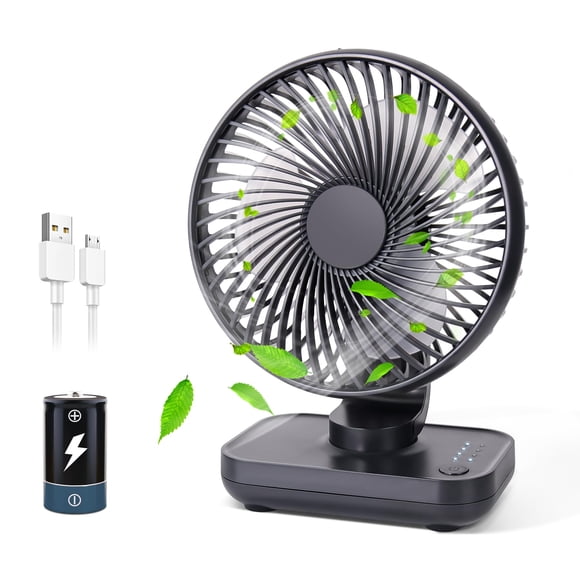 Ventilador oscilante CONBOLA Small con batería recargable de 3600 mAh