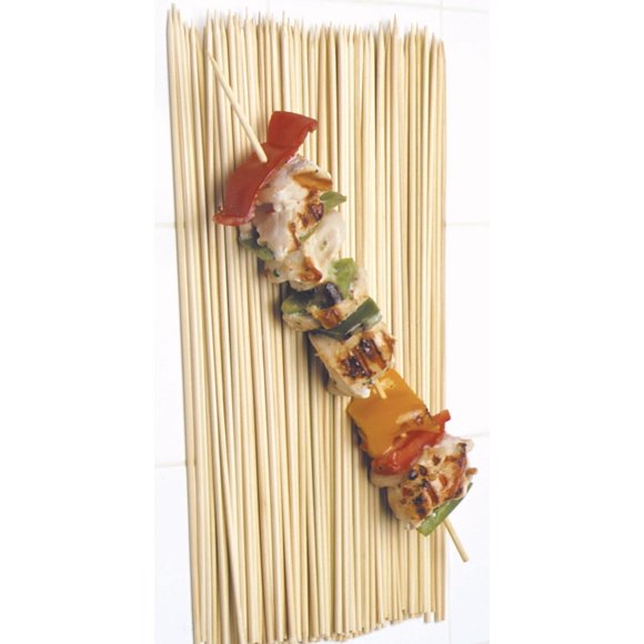 Pincho Norpro de 30,5 cm, marrón bambú, 100 unidades