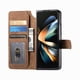 thumbnail image 4 of Funda Billetera Magnética para Samsung Galaxy Z Fold 4 Soporte Tarjetas Desmontable Marrón, 4 of 6