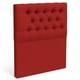 thumbnail image 4 of Cama Plaza y Media Rojo Italiano Capitoné  + Colchon Mery Desing, 4 of 5