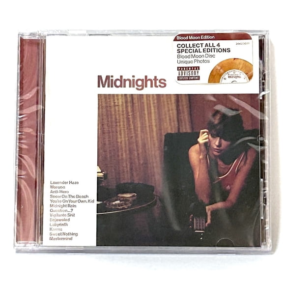 Taylor Swift - Midnights (Blood Moon Edition-Clean) | Cd