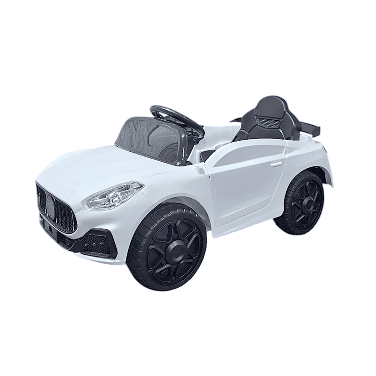 Tienda El Garage - Auto Niño Eléctrico Bluetooth Musica Control Para Padres Blanco Hzbb-966