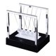 thumbnail image 5 of Newtons Cradle Glass Balance Balls Gadget Escritorio LED Light Wave Home Negro, 5 of 5