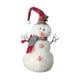 thumbnail image 2 of Adorno Navideño De Muñeco De Nieve Para Escaparate De Vacaciones Para Sala De Estar, Estante Mediano Con Sombrero Rojo, 2 of 3