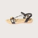 thumbnail image 2 of Sandalia Joyas Negro Vía Franca, 2 of 5