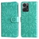 thumbnail image 1 of Funda tipo cartera FOXDOCK para Honor X7A , diseño girasol en relieve, cuero PU, cierre magnético, soporte y tarjetero, 1 of 5