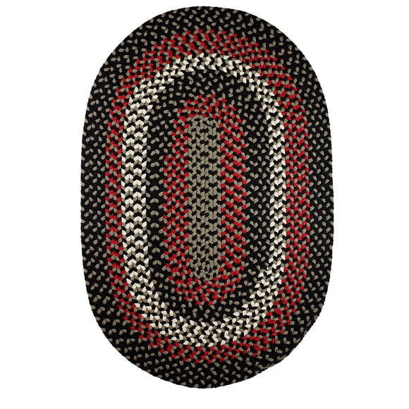 Area Rug Rhody Manhattan MA84, satén negro, 60 cm x 90 cm