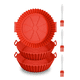 thumbnail image 1 of "Kokila Bandeja Silicona Belug  Para Freidora Aire Reutilizable Roja Pack 3 rojo ", 1 of 5
