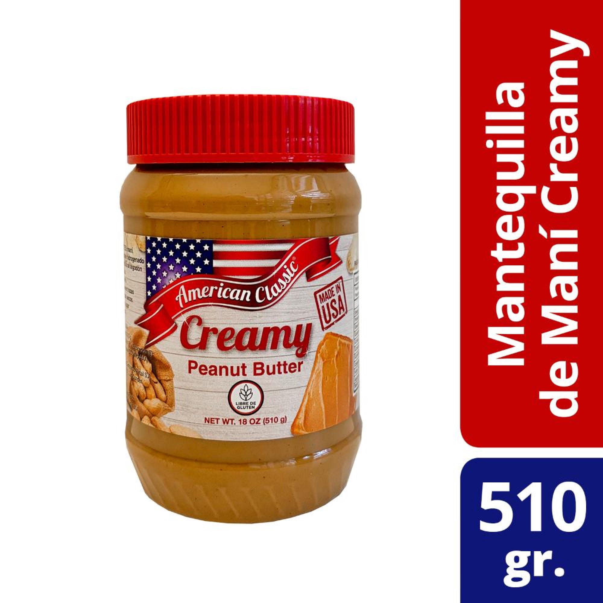 Mantequilla De Maní Creamy 510 g American Classic