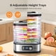 thumbnail image 4 of Deshidratador de alimentos OSTBA de 8 bandejas con temporizador de 72 h y control de temperatura, 4 of 9