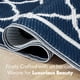 thumbnail image 5 of Alfombra exterior PASAMIC 274x366 cm impermeable reversible azul marino, 5 of 7