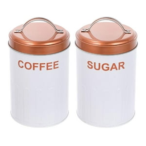 Oem - Pack 2 Envases Contenedores Frascos De Cocina Azucar Y Cafe