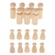 thumbnail image 1 of 30 Uds. De Mu?ecas De Clavija De Tama?o Mixto Para Hombre Y Mujer, Mu?ecas De Madera DIY Sin Terminar Naturales, 1 of 3