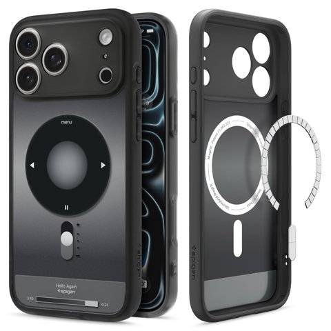 Funda Spigen Ultra Hybrid Magfit Para Iphone 17 Pro Max, Negra