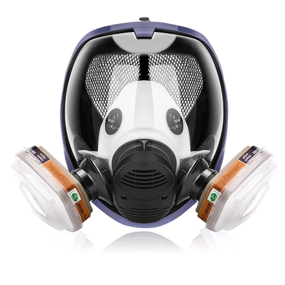 Respirador facial integral AUWOD 17 en 1 reutilizable para pulverizador de pintura