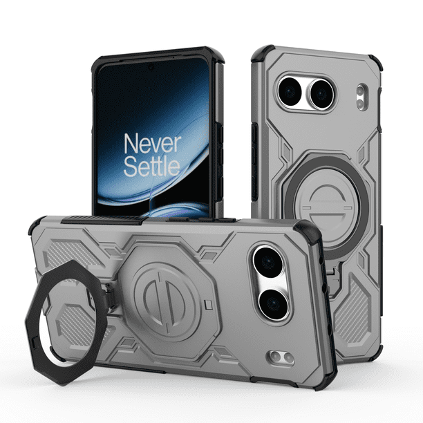 Funda FOXDOCK para OnePlus Nord 4 5G , magnética, ligera, soporte 360°, antigolpes