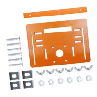 Magideal - Placa Base Para Máquina De Corte, Soporte De Riel Guía Para Sierra Circular, Placa Base Resistente Al Desgaste Para Tallado En Bancos De Trabajo. 28Cm X 20Cm