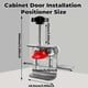 thumbnail image 1 of Posicionador Ajustable Yakamoz Para Puertas De Mueble Acero, 1 of 3
