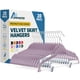 thumbnail image 1 of Perchas de terciopelo Lifemaster ajustables para faldas, color morado, paquete de 20, 1 of 9