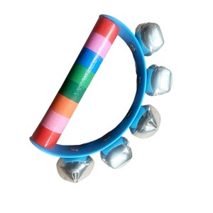 Bothyi - Instrumento Musical De Juguetes Musicales De Pandereta De Madera Para Fiesta Azul