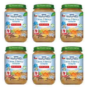 Picado Nestlé® Naturnes® Carne, Fideos Y Verduras 215G X6